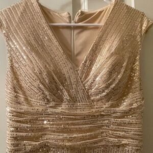 Sequined A Line Party Dress